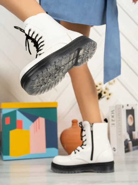 Rugan Fermuarlı Kız Çocuk botu - 9