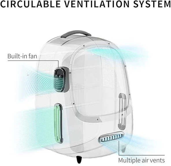 PETKIT BREEZY 2 SMART CAT CATRIER WHITE - 3