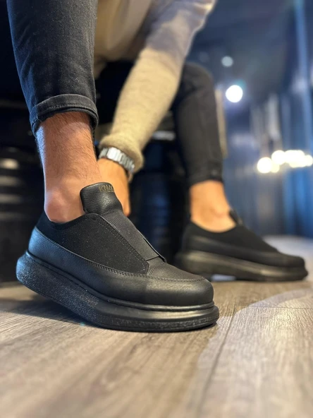 Knack Sneakers Ayakkabı 911 Siyah (Siyah Taban) - Resim 2