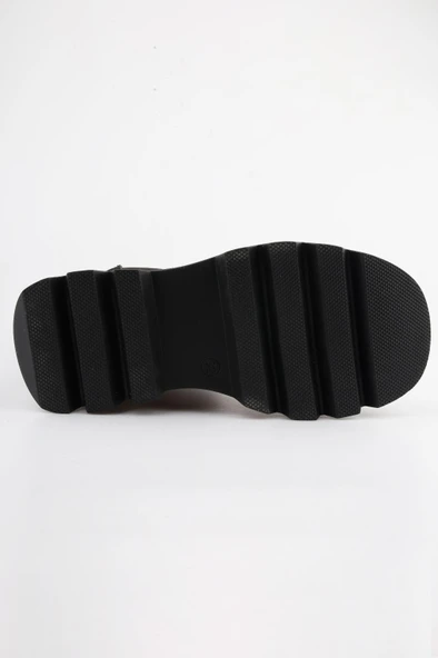 Yüksek Taban Lastikli Fermuarlı Çocuk Bot - 5