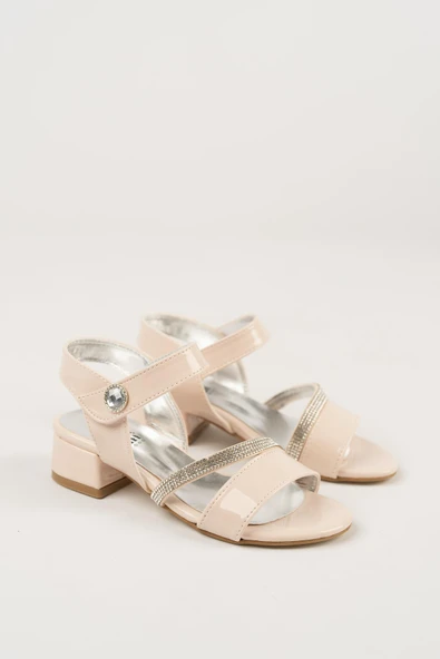 Kız Çocuk Taşlı Abiye Ayakkabı - 2