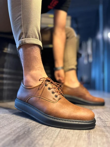 Knack Klasik Erkek Ayakkabı 001 Taba (Siyah Taban) ürün görseli