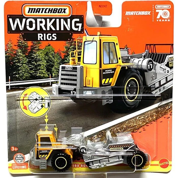 Matchbox İş Makinaları İnternational Workstar MBX Road Scraper N3242 HLM96 ürün görseli