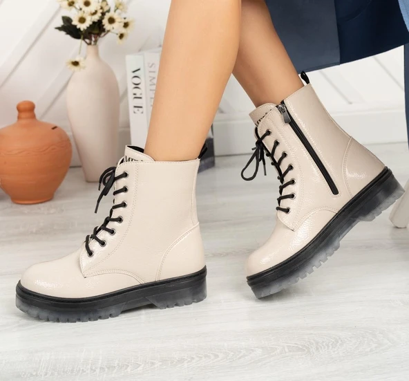 Rugan Fermuarlı Kız Çocuk botu - 10