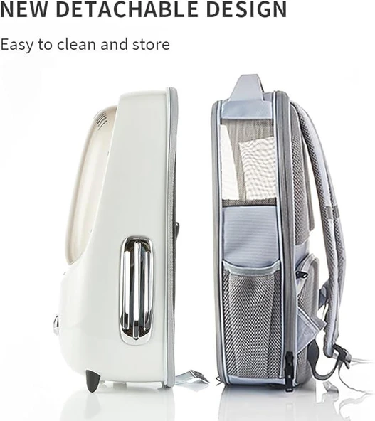 PETKIT BREEZY 2 SMART CAT CATRIER WHITE - 6