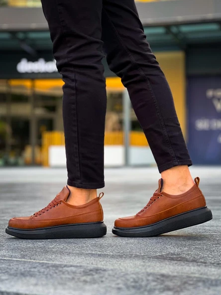 Knack Günlük Ayakkabı 814 Taba (Siyah Taban) - Resim 2