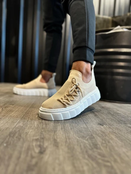 Knack Yüksek Taban Günlük Ayakkabı 1025 Vizon ürün görseli