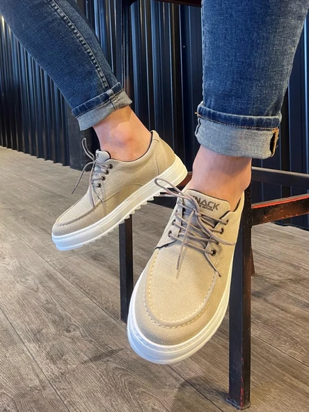 Knack Günlük Ayakkabı T12 Vizon Süet - Resim 3