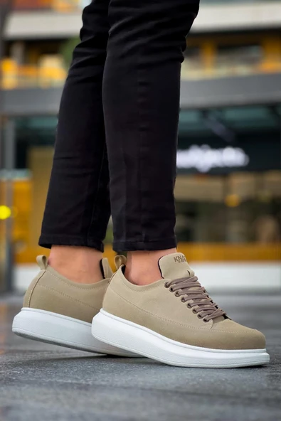 Knack Günlük Ayakkabı 814 Vizon Süet - Resim 2