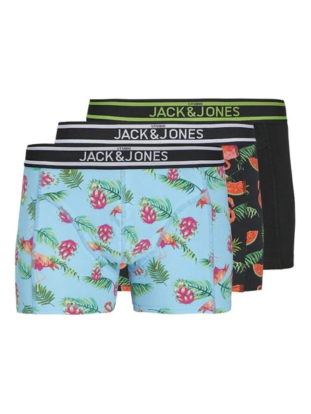 Jack Jones Watermelon 3 Lü Paket Erkek Boxer 12273099 ürün görseli 1