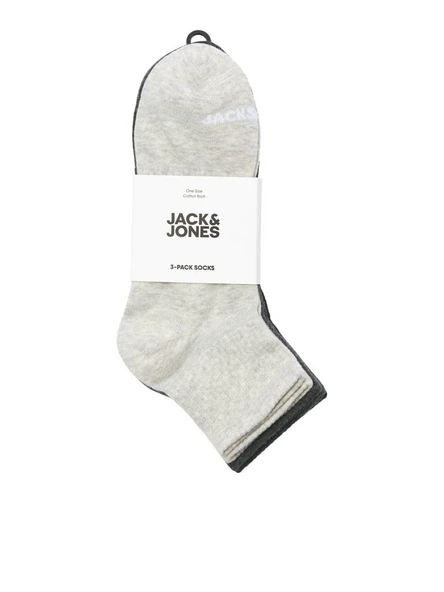 Jack Jones Luca Short Tennıs 3 Lü Paket Erkek Çorap 12280171 - 2