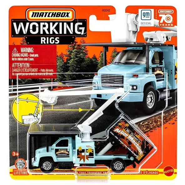 Matchbox İş Makinaları İnternational Workstar GMC C8500 Topkick Tree Trimming Truck N3242 HLM92 ürün görseli