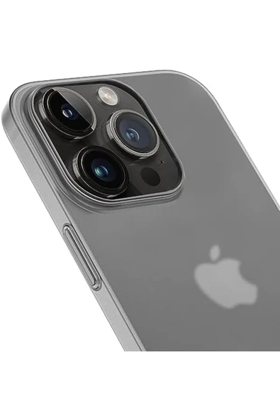 DF ONLINE LABS Buff iPhone 15 Pro ile Uyumlu Slimfy İnce Saydam Kılıf (Şeffaf) 101715 - 2