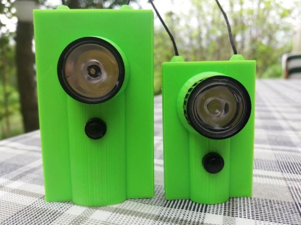 Led Lamba, Kredi Kartı Boyutu Plastik Aparat - 1