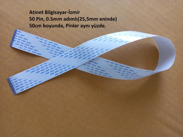 Awm 20624 80C 60V Vw-1 Flex   Kablo 50 Pin 50 Cm  fleks 50-0.5-50A ürün görseli 1