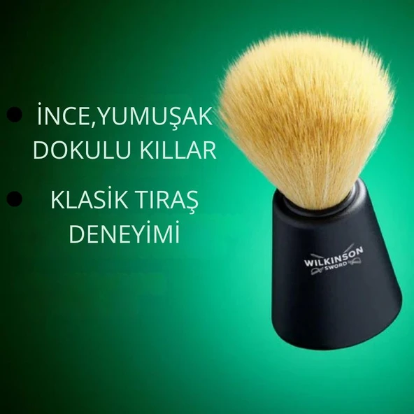 Wilkinson Sword Classic Tıraş Fırçası - Sentetik Kıl - Resim 3