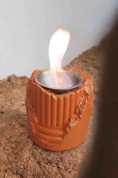 Gobo Şık ve Dekoratif Ateş Çukuru Turuncu - 1