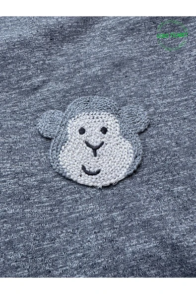Gobo Beyaz Maymun Aksesuarlı Gri Kedi Köpek Kıyafeti Elbisesi XXLarge/XXL/Beden 5 - 3