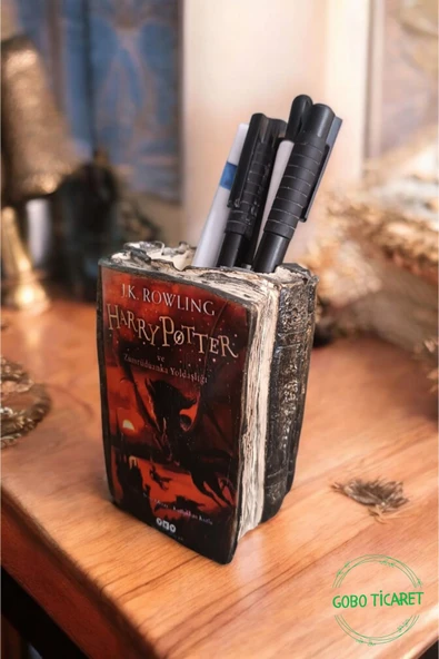Gobo Harry Potter ve Zümrüdüanka Yoldaşlığı Kitabı Şeklindeki Kalemlik 10 x 8 cm - 2