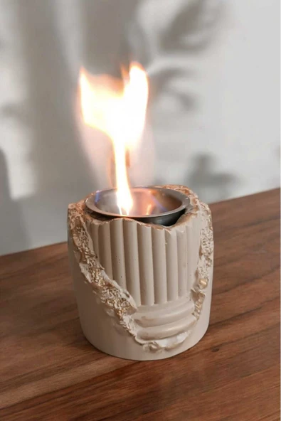 Gobo Şık ve Dekoratif Ateş Çukuru Sütlü Kahve - 1