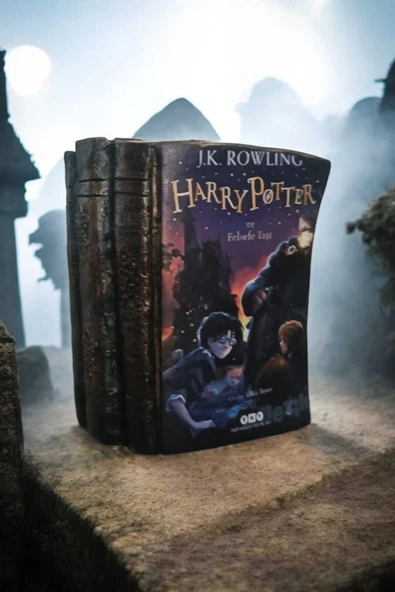 Gobo Harry Potter ve Felsefe Taşı Kitabı Şeklindeki Kalemlik 10x8 cm - 3