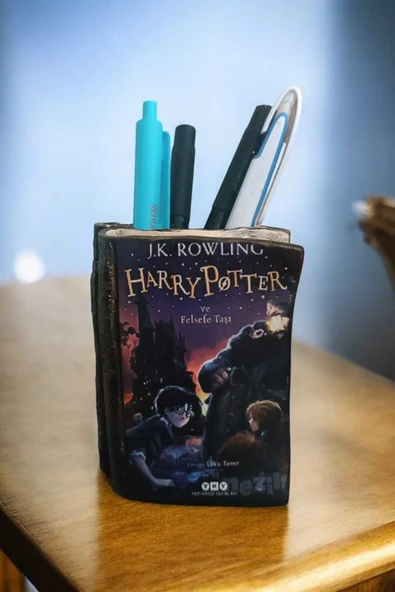 Gobo Harry Potter ve Felsefe Taşı Kitabı Şeklindeki Kalemlik 10x8 cm - 1
