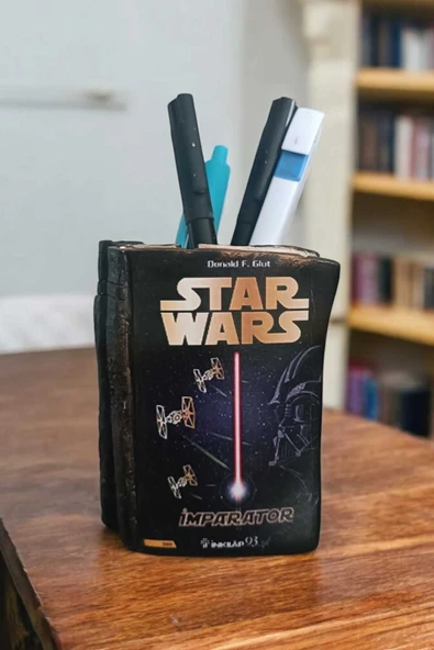 Gobo Star Wars Kitabı Şeklindeki Kalemlik 10x8 cm - 1