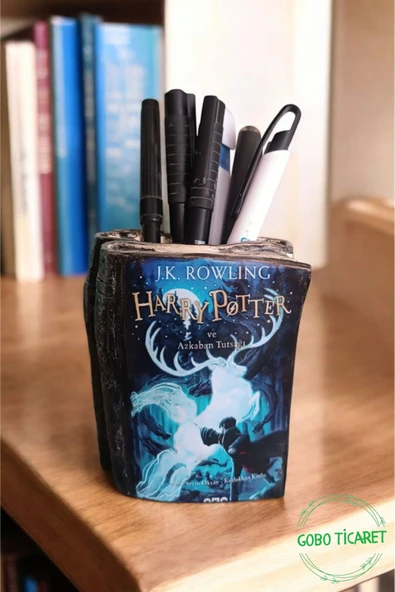 Gobo Harry Potter ve Azkaban Tutsağı Kitabı Şeklindeki Kalemlik 10 x 8 cm - 1