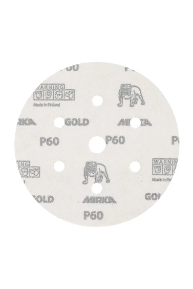MİRKA Mırka Gold Cırt Zımpara 7 Delik 150 Mm P320 100'lü Paket - 3