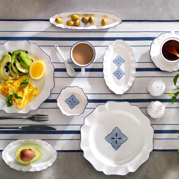 Schafer Fiora Kahvaltı Takımı 32 Parça-Lacivert - 2