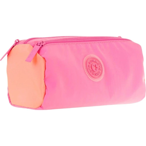 Kaukko Quıck 3 Bölmeli Kalem Çantası (pınk)
