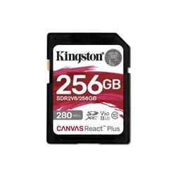 Kingston SDR2V6-256GB Canvas React Plus SDXC UHS-II 280R-150W U3 V60 for Full HD-4K SD Hafıza Kartı - Resim 3