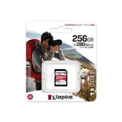 Kingston SDR2V6-256GB Canvas React Plus SDXC UHS-II 280R-150W U3 V60 for Full HD-4K SD Hafıza Kartı - Resim 4