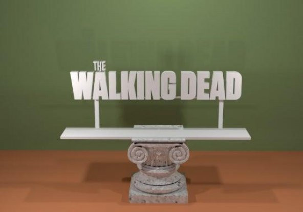 The Walking Dead Yürüyen Ölü Logosu Dekoratif Aksesuar