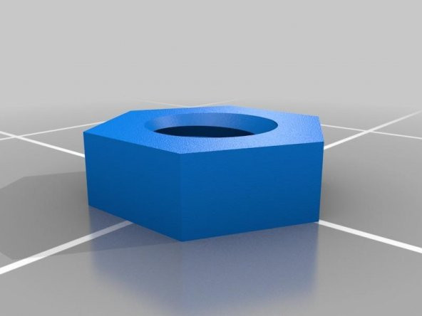 40Mm Uzun Vida, 7/16 İnç Somun Plastik Aparat - 7