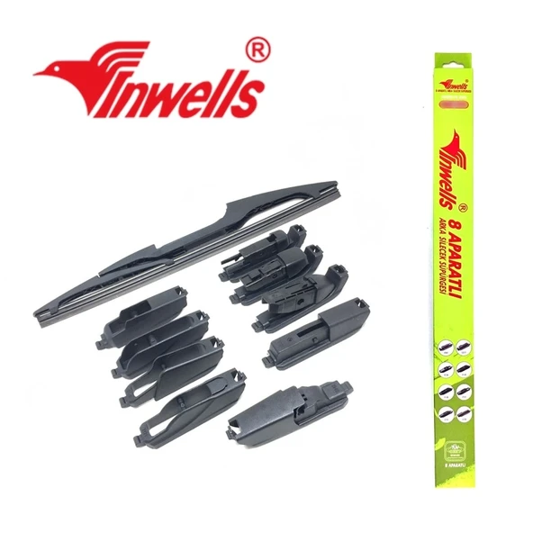 Inwells 8 Aparatli Muz Arka Silecek 400Mm