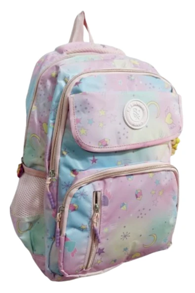 5 bölmeli kalemlikli ve beslenmeli nano ithal okul çantası su geçirmez full astarlı - 2