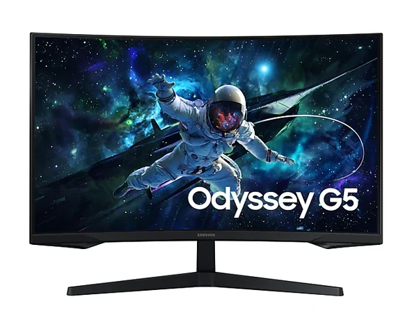 Samsung Odyssey G5 G55C LS32CG552EUXUF 32" 1 MS 165 Hz 2K QHD Curved VA LED Monitör