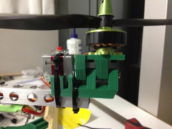 Tricopter Yaw Mekanizması (Yerel Montaj) Plastik Aparat