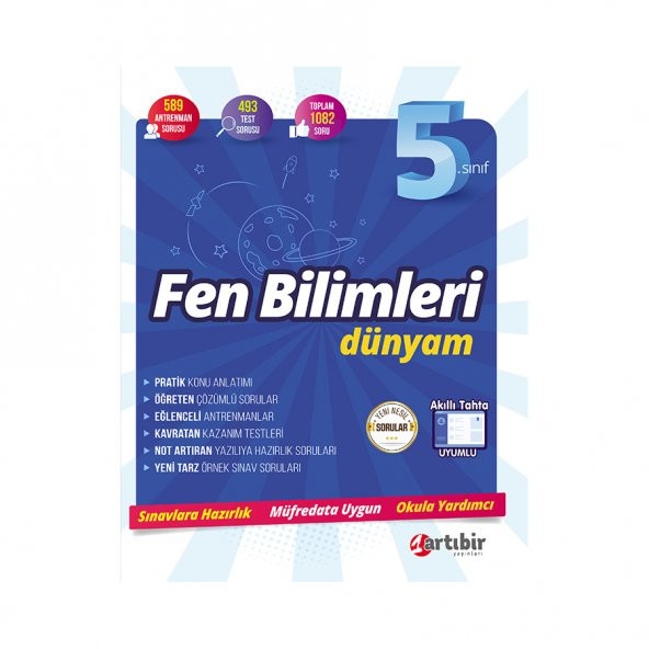 5. Sınıf Fen Bilimleri Dünyam Konu Anlatımı Ve Soru Bankası Artıbir Yayınları - 2