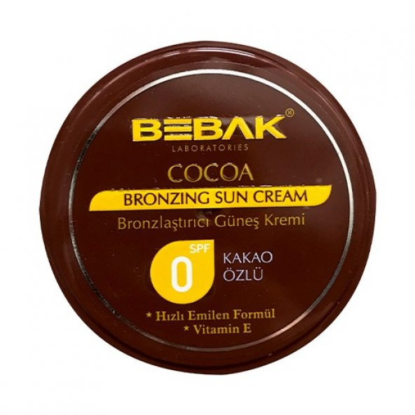 Bebak Güneş Kremi Kakao Özlü Kavanoz 100 ml - 4