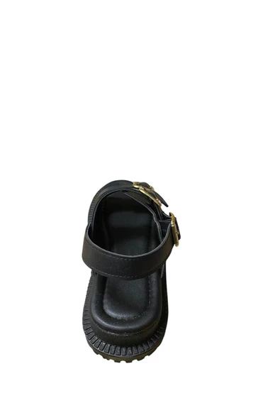 Shoes Kadın Düz Kalın Tabanlı Yazlık Sandalet - Resim 11