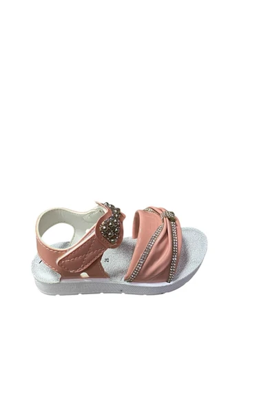 Akım Kız Çocuk Taşlı Yazlık Sandalet - 9