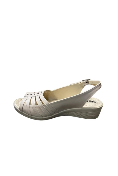 Renkzen Kadın Dolgu Topuk SANDALET - Resim 10