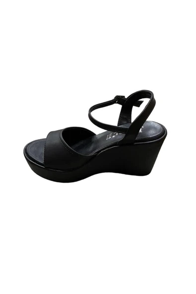 Jevel Kadın Dolgu Topuklu Yazlık Sandalet - Resim 8