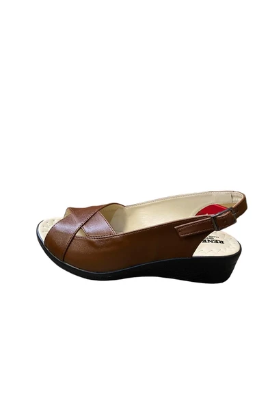 Renkzen Kadın Dolgu Topuk SANDALET - Resim 7