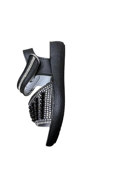 Tuna Kız Çocuk Taşlı Yazlık Sandalet - Resim 3