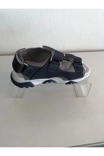 Alibo Çocuk Hakiki Deri Ortepedik Sandalet - Resim 4