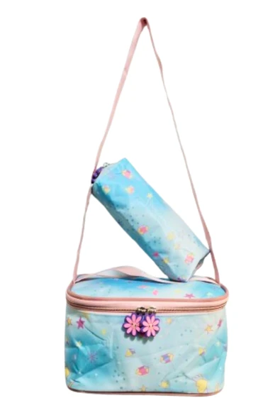 5 bölmeli kalemlikli ve beslenmeli nano ithal okul çantası su geçirmez full astarlı - Resim 3