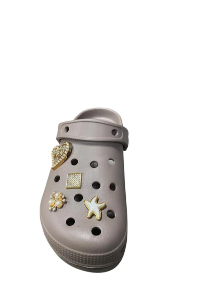 Apella Kadın Taşlı Düz Taban Önü Kapalı Eva Terlik - Resim 3